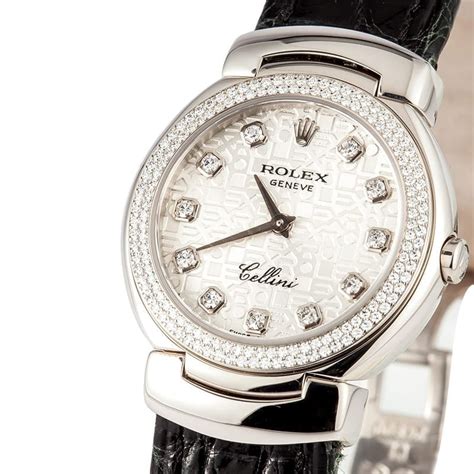 rolex cellini preowned|rolex cellini diamond bezel.